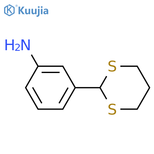 3-(1,3-dithian-2-yl)aniline structure
