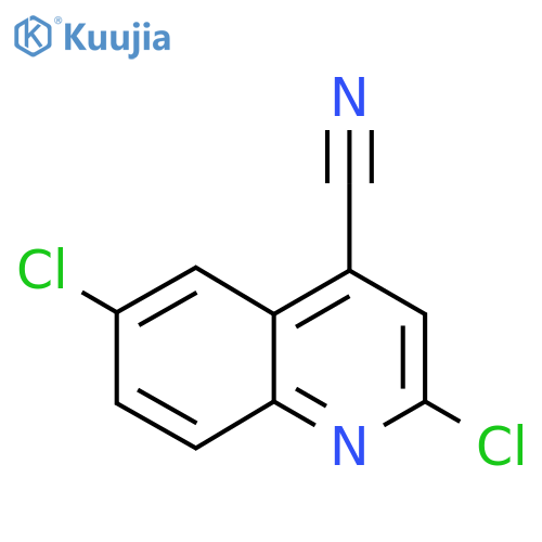 2,6-Dichloroquinoline-4-carbonitrile structure
