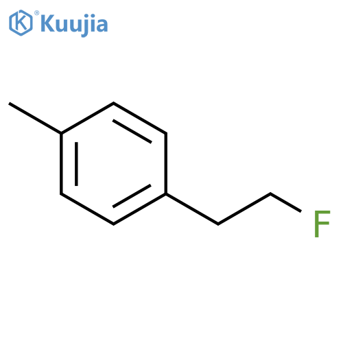 Benzene,1-(2-fluoroethyl)-4-methyl- structure