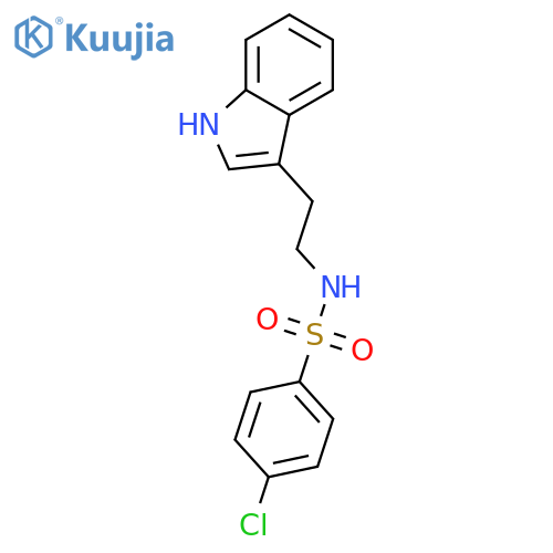 4-Chloro-N-[2-(1H-indol-3-yl)-ethyl]-benzenesulfonamide structure