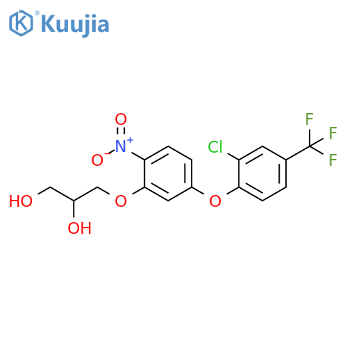 1,2-Propanediol, 3-[5-[2-chloro-4-(trifluoromethyl)phenoxy]-2-nitrophenoxy]- structure