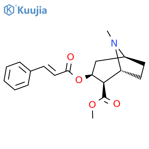 trans-Cinnamoylcocaine structure