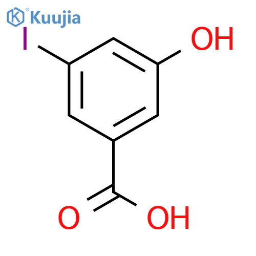 3-Hydroxy-5-iodobenzoic acid structure