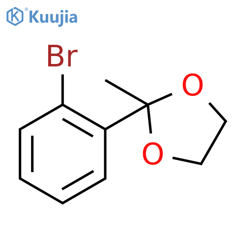 2-(2-Bromophenyl)-2-methyl-1,3-dioxolane structure