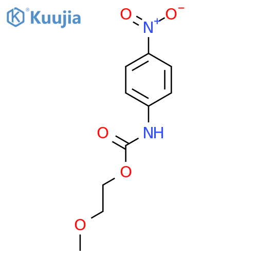 2-Methoxyethyl (4-nitrophenyl)carbamate structure