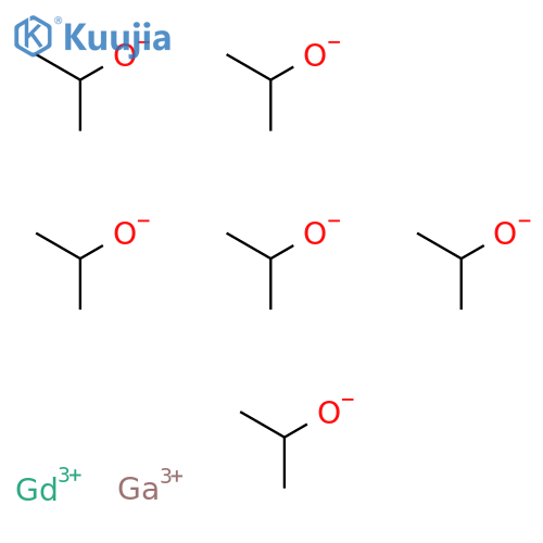 Gadolinium Gallium 2-propanolate (1:3:12) structure