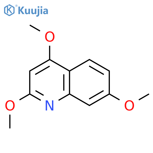 Quinoline, 2,4,7-trimethoxy- structure