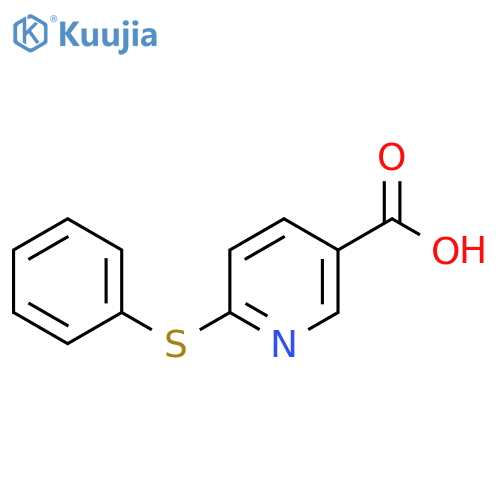 6-(Phenylthio)nicotinic acid structure