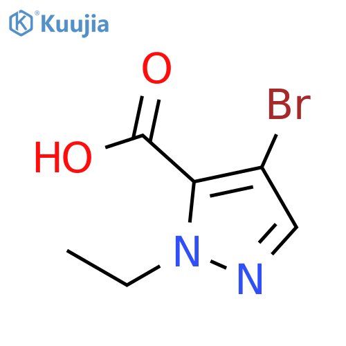 4-Bromo-1-ethyl-1H-pyrazole-5-carboxylic acid structure