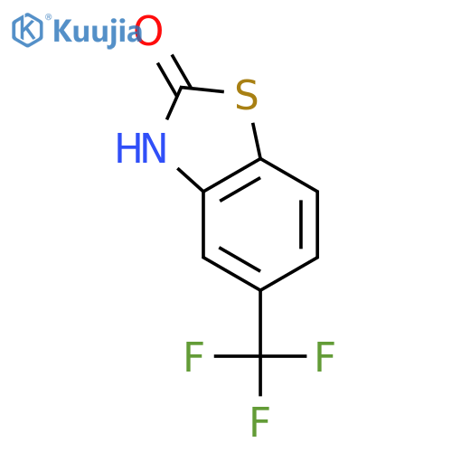2(3H)-Benzothiazolone,5-(trifluoromethyl)-(9CI) structure