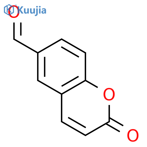 Coumarin-6-carboxaldehyde structure