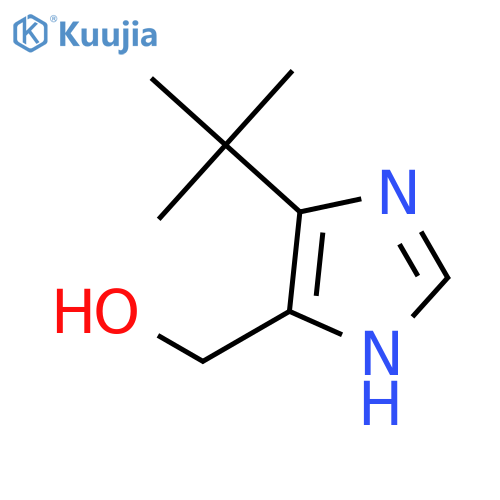 (5-tert-butyl-1H-imidazol-4-yl)methanol structure