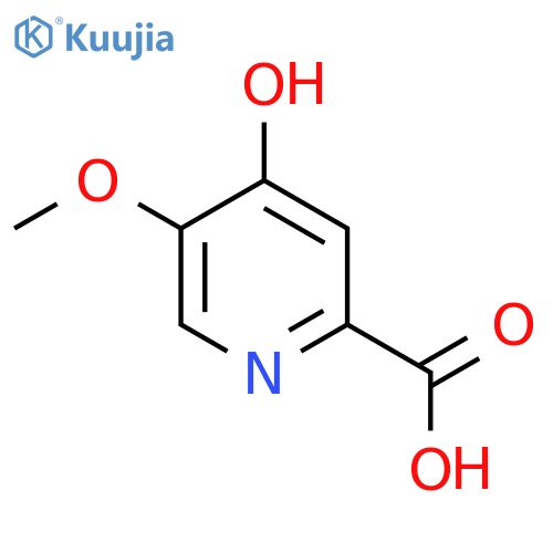 4-hydroxy-5-methoxypyridine-2-carboxylic acid structure