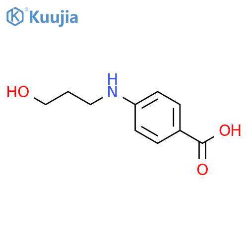 4-(3-Hydroxypropyl)aminobenzoic Acid structure
