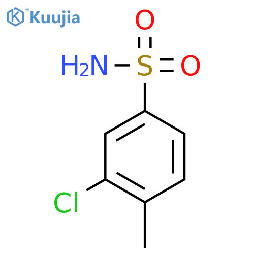 3-Chloro-4-methylbenzenesulfonamide structure