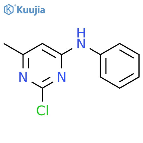 2-chloro-6-methyl-N-phenylpyrimidin-4-amine structure