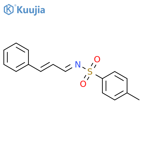 Benzenesulfonamide, 4-methyl-N-(3-phenyl-2-propenylidene)- structure