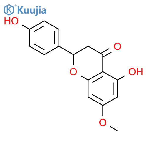 4',5-Dihydroxy-7-methoxyflavanone structure