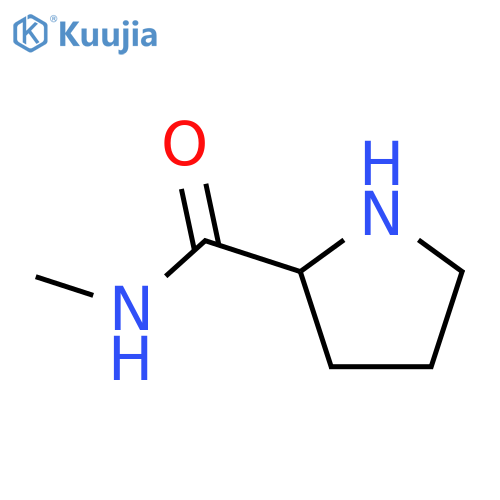 (2S)-N-methylpyrrolidine-2-carboxamide structure