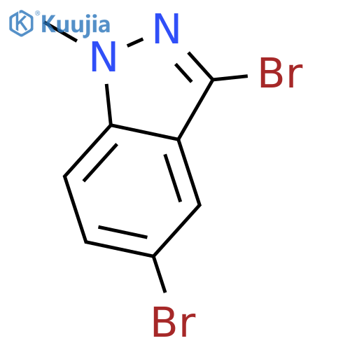 3,5-dibromo-1-methyl-indazole structure