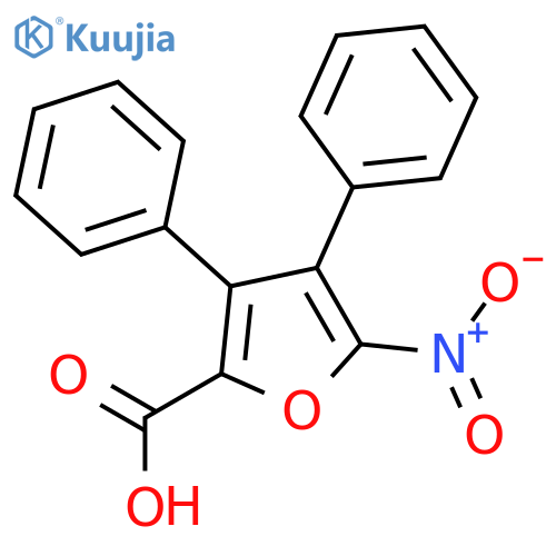 3,4-DIPHENYL-5-NITRO-2-FUROICACID structure