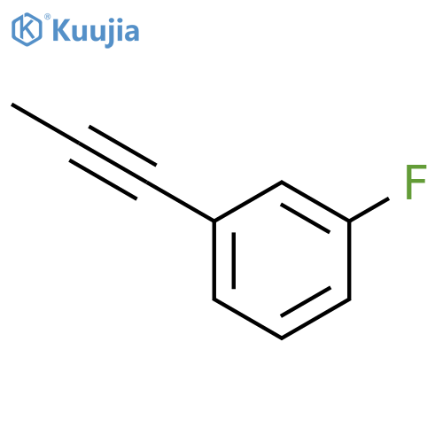 benzene, 1-fluoro-3-(1-propynyl)- (9ci) structure