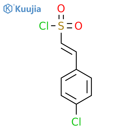 (E)-2-(4-chlorophenyl)ethylenesulfonyl chloride structure