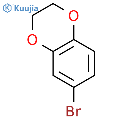 6-bromo-2,3-dihydro-1,4-benzodioxine structure