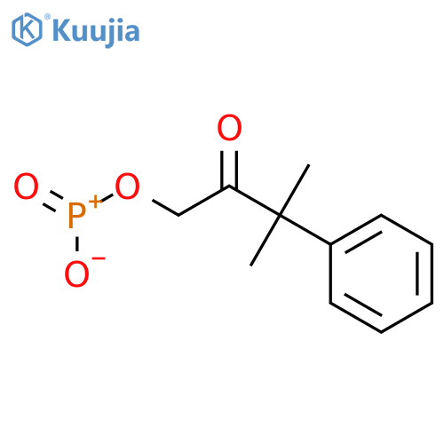 (3-methyl-2-oxo-3-phenylbutoxy)-oxido-oxophosphanium structure