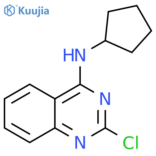 2-chloro-N-cyclopentylquinazolin-4-amine structure