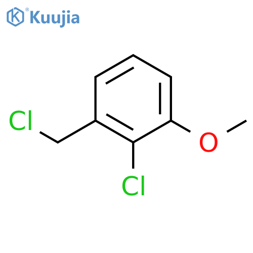 2-Chloro-1-(chloromethyl)-3-methoxybenzene structure
