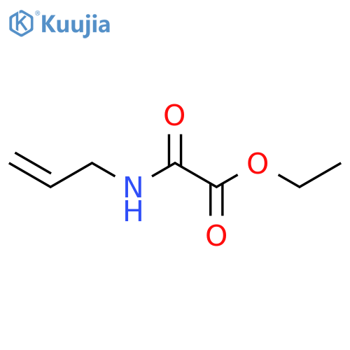 Acetic acid, 2-oxo-2-(2-propen-1-ylamino)-, ethyl ester structure