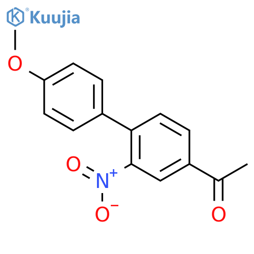 1-(4'-Methoxy-2-nitro-1,1'-biphenyl-4-yl)ethanone structure