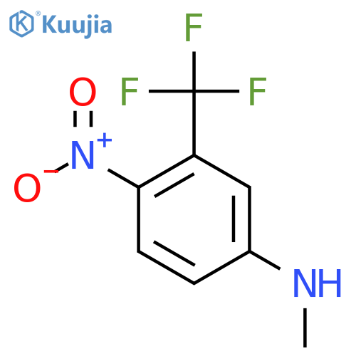 N-Methyl-4-nitro-3-(trifluoromethyl)aniline structure