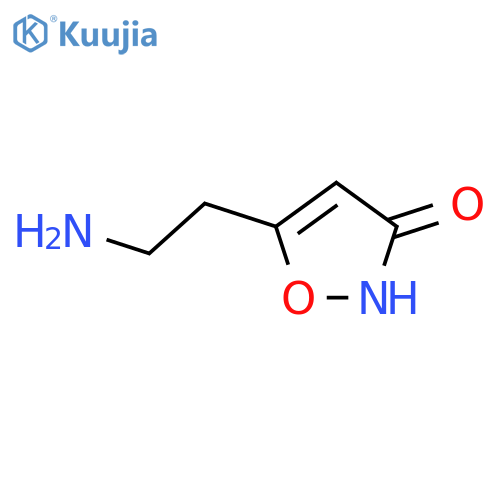3(2H)-Isoxazolone,5-(2-aminoethyl)-, hydrobromide (1:1) structure
