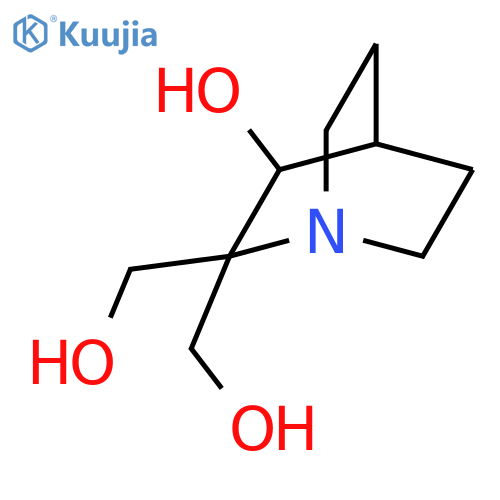 2,2-bis(hydroxymethyl)-1-azabicyclo[2.2.2]octan-3-ol structure