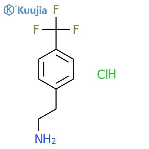 2-(4-Trifluoromethyl-phenyl)-ethylamine hydrochloride structure