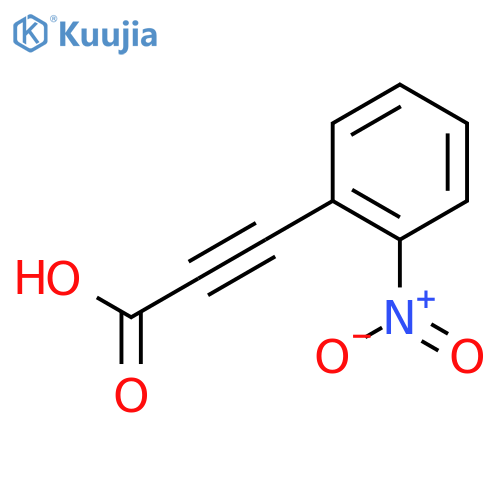2-Propynoic acid,3-(2-nitrophenyl)- structure