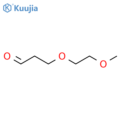 Propanal, 3-(2-methoxyethoxy)- structure