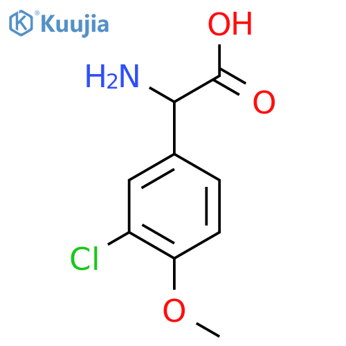 amino(3-chloro-4-methoxyphenyl)acetic Acid structure
