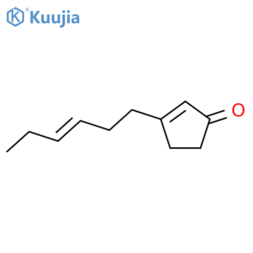 2-Cyclopenten-1-one, 3-(3-hexenyl)-, (Z)- structure