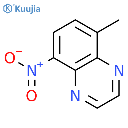Quinoxaline, 5-methyl-8-nitro- structure