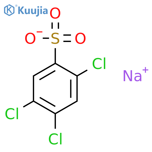 Sodium 2,4,5-trichlorobenzenesulfonate structure
