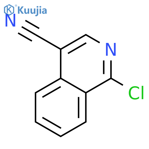 1-Chloroisoquinoline-4-carbonitrile structure