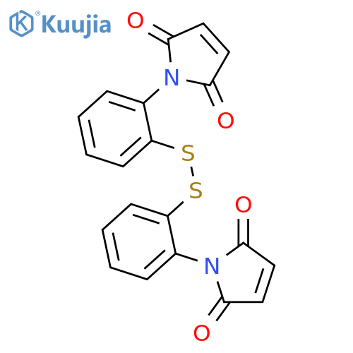 1H-Pyrrole-2,5-dione, 1,1'-(dithiodi-2,1-phenylene)bis- structure
