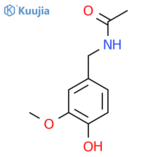 N-(4-hydroxy-3-methoxyphenyl)methylacetamide structure