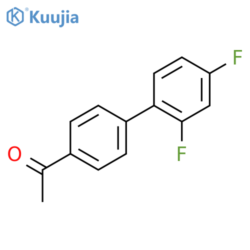 Ethanone,1-(2',4'-difluoro[1,1'-biphenyl]-4-yl)- structure