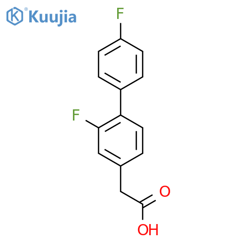 2-(4',2-Difluorobiphenyl-4-yl)acetic acid structure