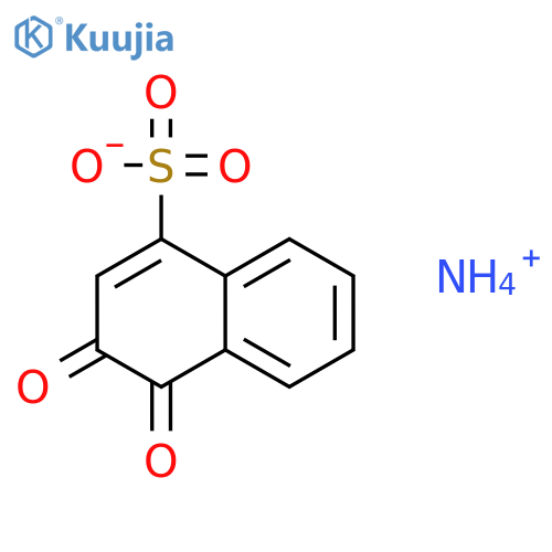 1,2-Naphthoquinone -4-Sulfonic Acid Ammonium Salt ?? structure
