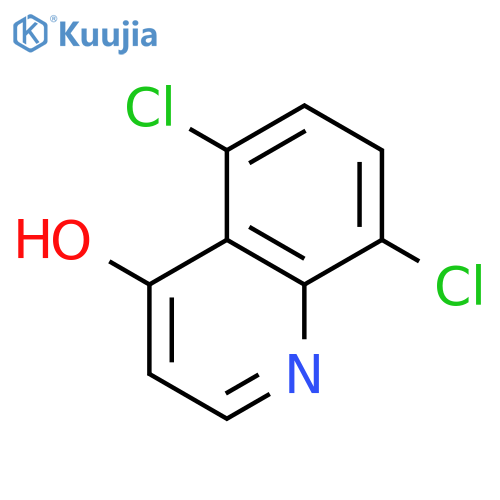 5,8-dichloro-4-hydroxyquinoline structure